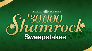 Promotion for $30,000 Shamrock Sweepstakes